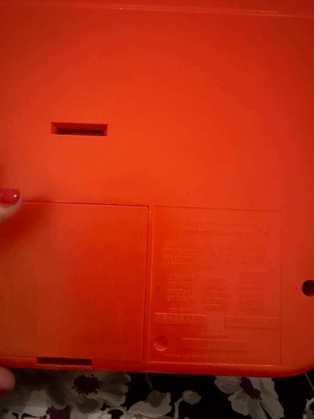 Working Vintage Texas Instruments Speak & Spell in Orange, Yellow and Blue - Picture 9 of 10